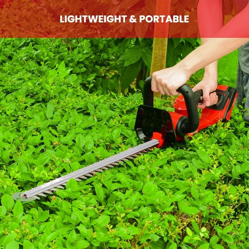 PULITUO 20V Hedge Trimmer, Cordless Battery Trimmer with 52cm Dual-Action Laser Blade, 1.5cm Cutting Capacity, 2400 SPM, 2.0Ah Li-ion Garden Battery PULITUO 20V Hedge Trimmer, Cordless Battery Trimmer with 52cm Dual-Action Laser Blade, 1.5cm Cutting Capacity, 2400 SPM, 2.0Ah Li-ion Garden Battery